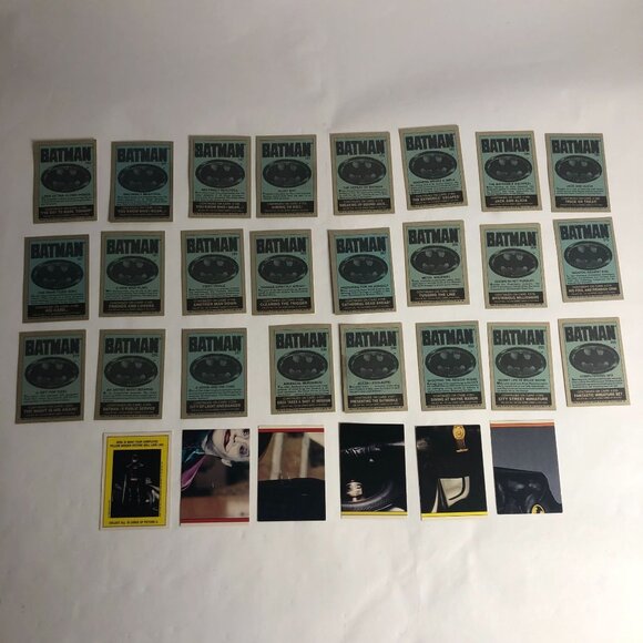 Lot of 62 1989 Topps Batman The Movie Trading & Sticker Cards - Picture 10 of 12
